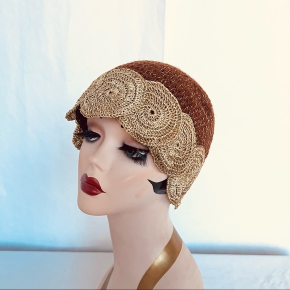Roman Keflay Hand Crochet 20’s Style Hat - Picture 6 of 16